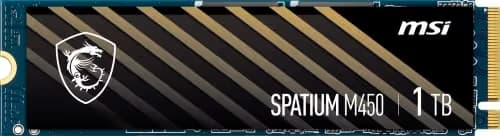 MSI SPATIUM M450 1TB SSD M.2-2280 PCIe 4.0 x4 NVMe